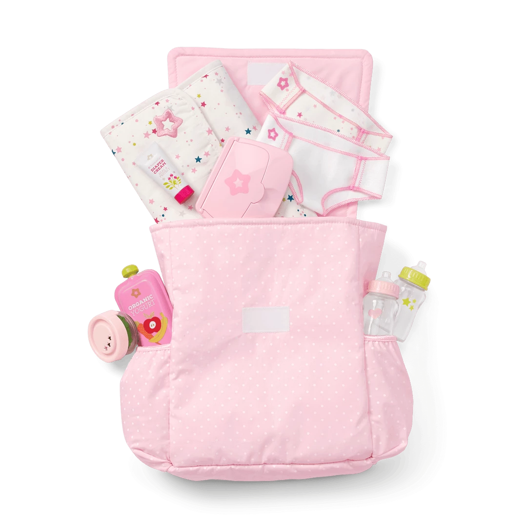 American Girl Bitty Baby® Doll #1 In Soft Blue + Bear, Book & Diaper Bag 8 American Girl Bitty Baby® Doll #1 In Soft Blue + Bear, Book & Diaper Bag