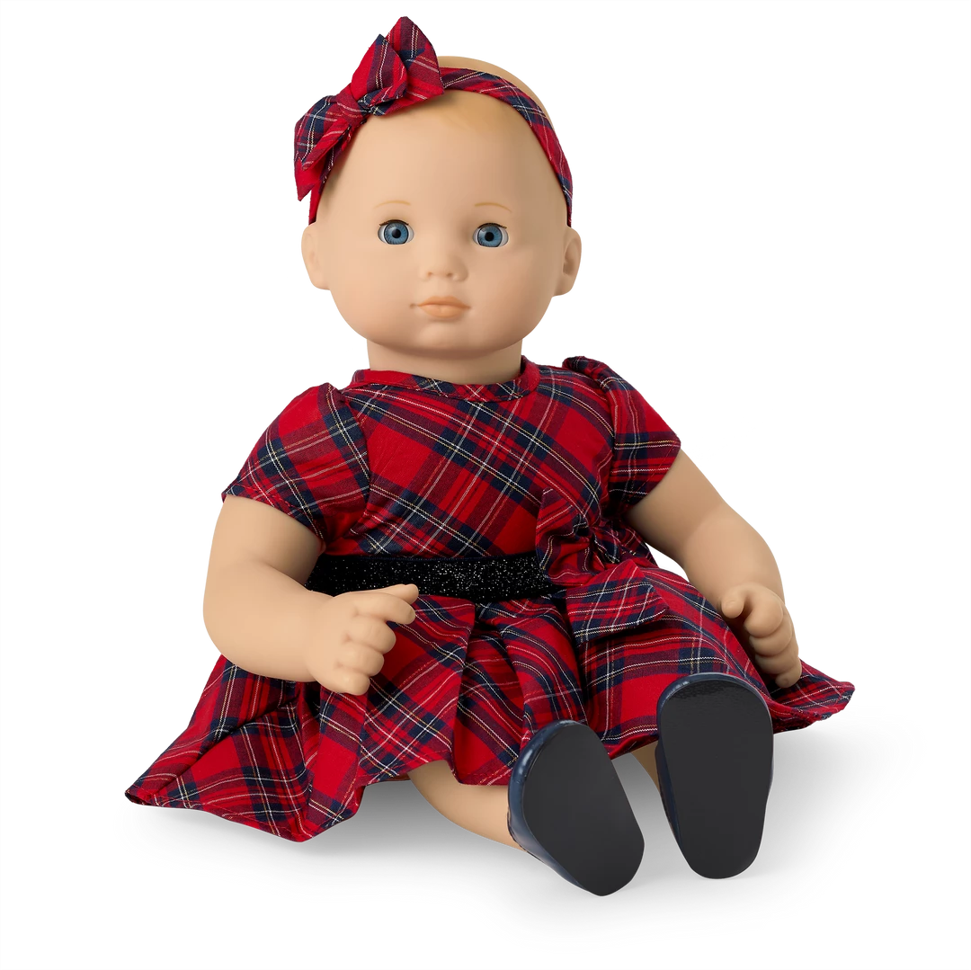 American Girl Ages 18m+ Pretty Plaid Christmas Dress For Bitty Baby® Dolls 3 American Girl Ages 18m+ Pretty Plaid Christmas Dress For Bitty Baby® Dolls