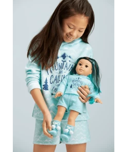 American Girl Sleepover Shop Corinne’s™ Powder Blue Pajamas For Girls & 18-inch Dolls