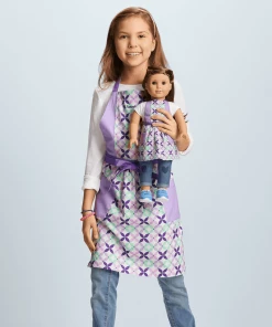 American Girl Star Baker Apron For Girls & 18-inch Dolls Ages 6+