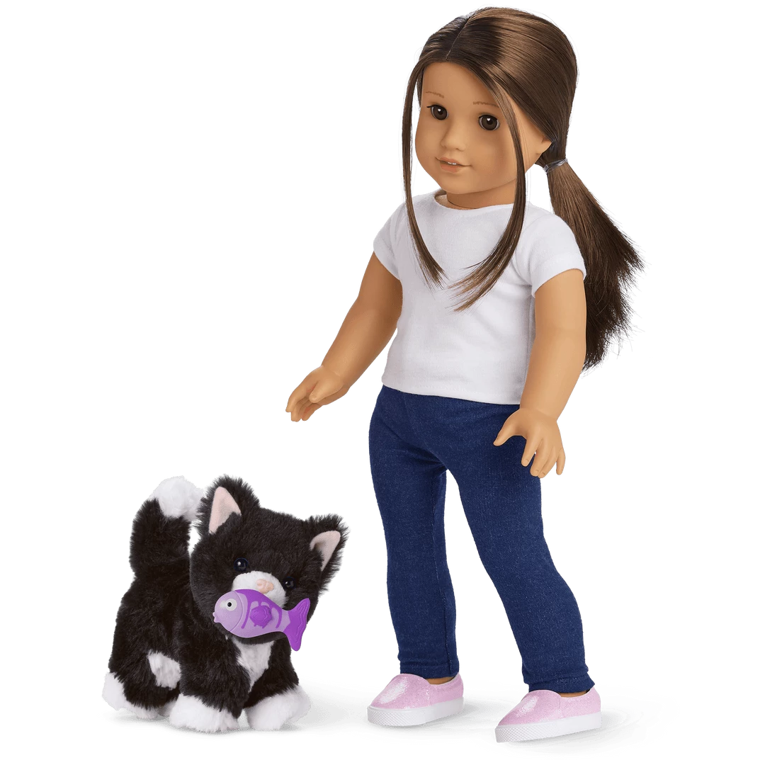 American Girl Ages 6+ Licorice Twist™ Kitty Cat For 18-inch Dolls & Fancy Pet Fashion Accessories 7 American Girl Ages 6+ Licorice Twist™ Kitty Cat For 18-inch Dolls & Fancy Pet Fashion Accessories