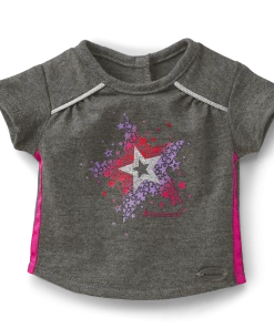 American Girl Star Bright Tee For Girls & 18-inch Dolls