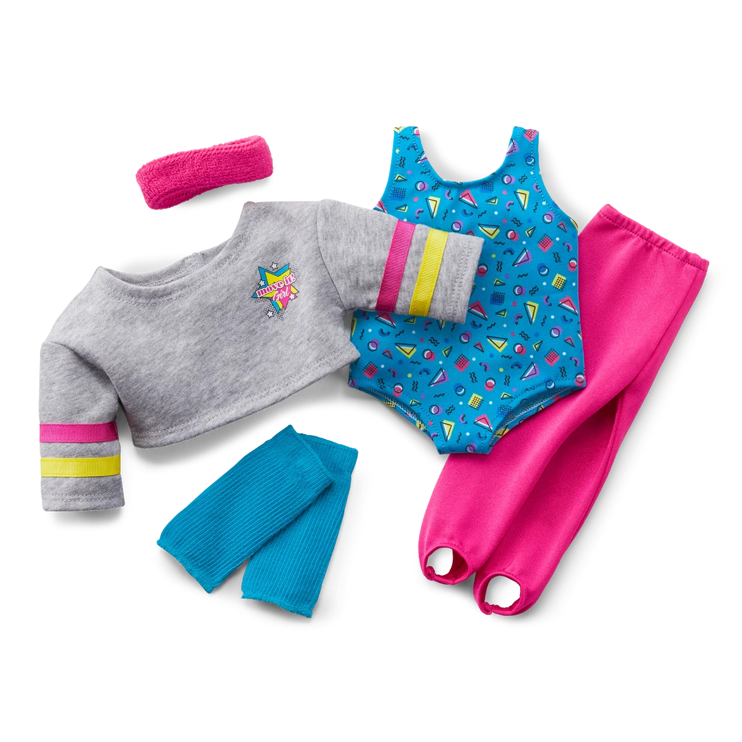 American Girl Courtney's Fitness Outfit For 18-inch Dolls Ages 8+ 5 American Girl Courtney's Fitness Outfit For 18-inch Dolls Ages 8+