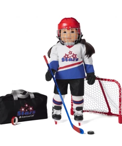 American Girl All Star Hockey Set For 18-inch Dolls Ages 6+