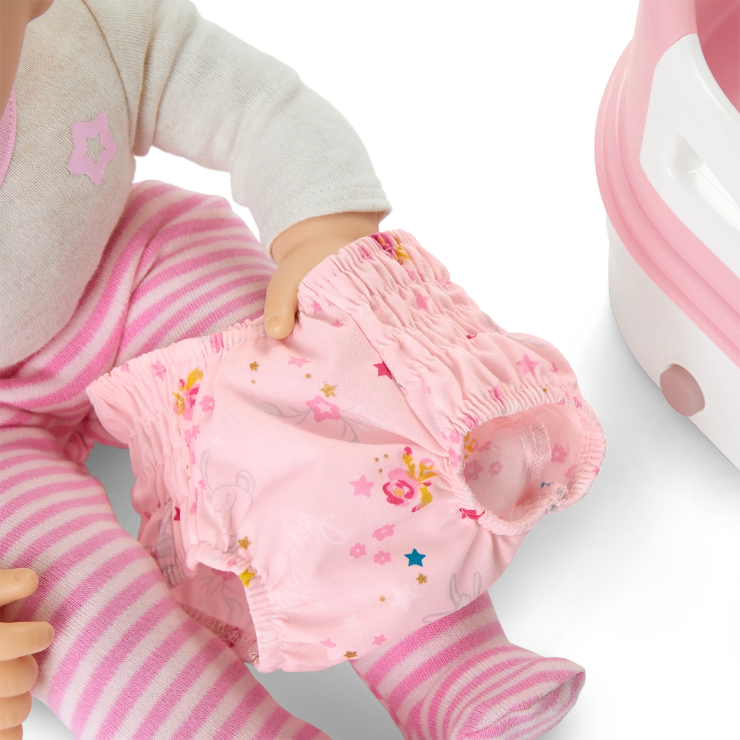 American Girl Bitty's™ Let's Go Potty Set Ages 18m+ 5 American Girl Bitty's™ Let's Go Potty Set Ages 18m+