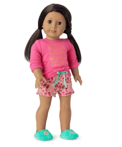 American Girl Let’s Sleep Over Pajamas For 18-inch Dolls