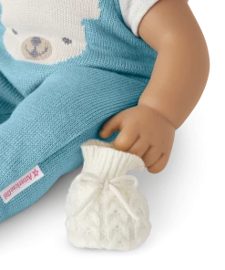 American Girl Baby Bear Hat & Booties For Bitty Baby® Dolls Ages 18m+