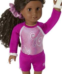 American Girl Ages 6+ Somersault Sparkle Gymnastics Outfit For 18-inch Dolls 10 American Girl Ages 6+ Somersault Sparkle Gymnastics Outfit For 18-inch Dolls