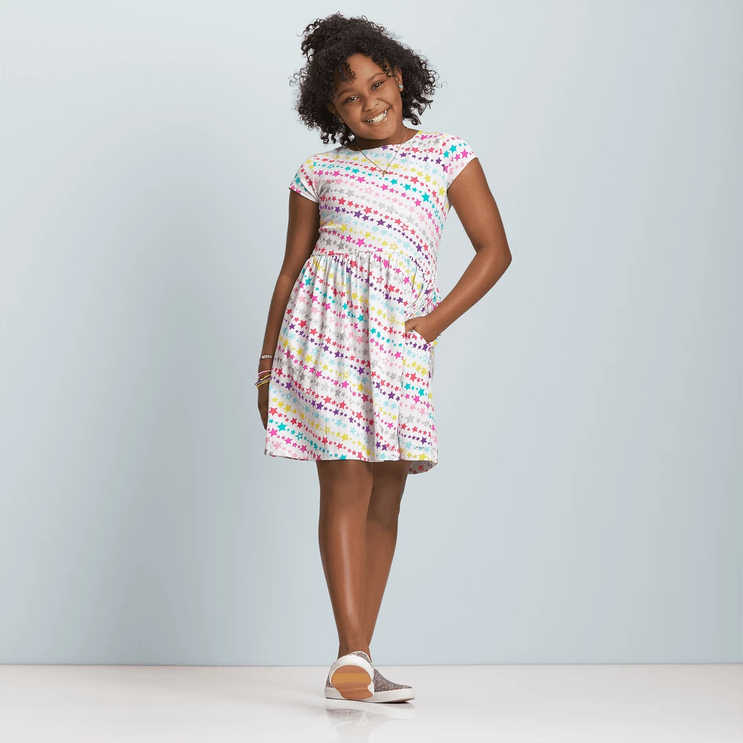 American Girl Star Print Dress For Girls Ages 6+ 4 American Girl Star Print Dress For Girls Ages 6+