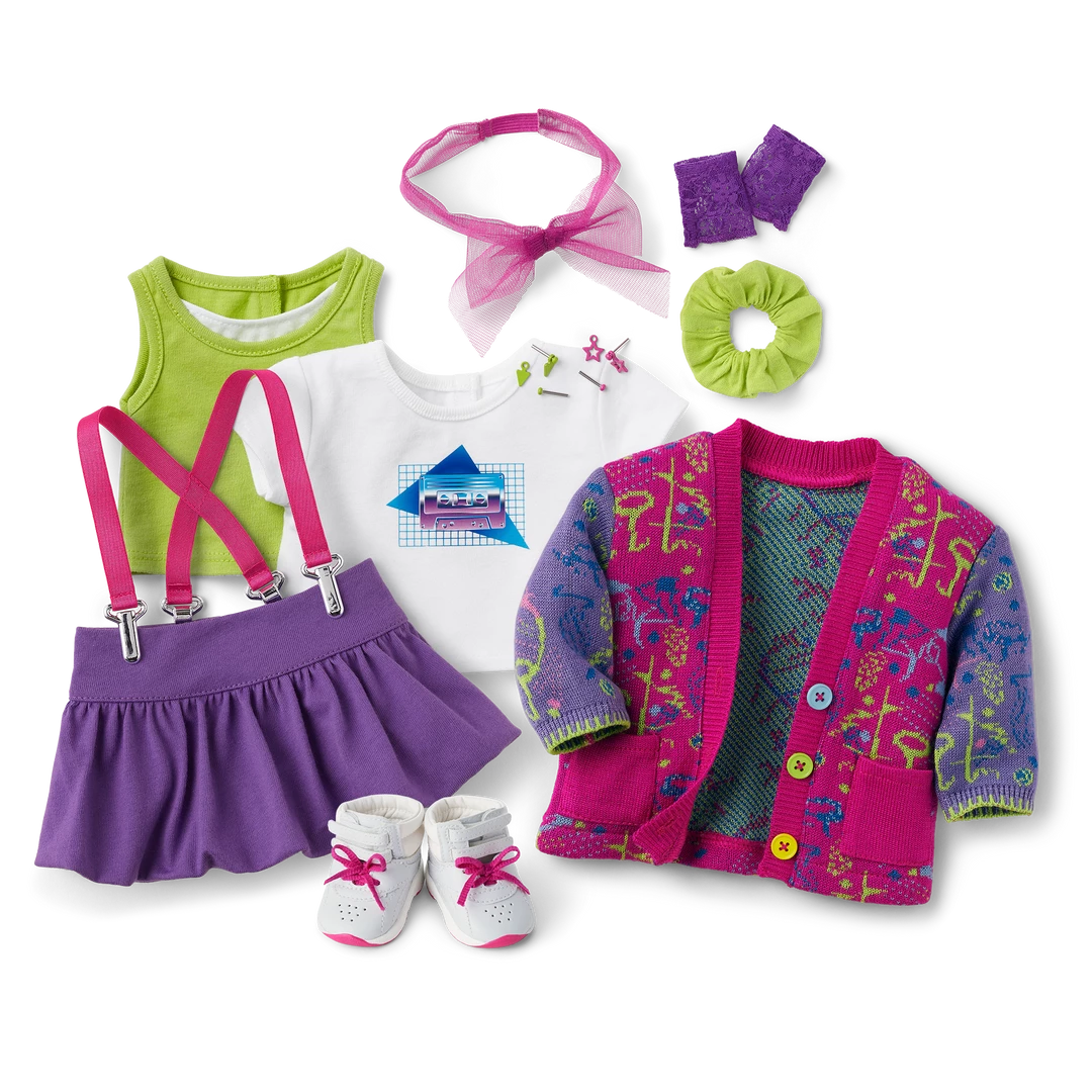 American Girl Courtney's™ T-Shirt & Skirt Outfit For 18-inch Dolls Ages 8+ 4 American Girl Courtney's™ T-Shirt & Skirt Outfit For 18-inch Dolls Ages 8+