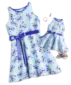 American Girl Ages 6+ Simply Spring Dress For Girls And 18-inch Dolls