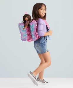 American Girl Ages 4+ Pink Flutter Wings Doll Carrier For WellieWishers™ Dolls