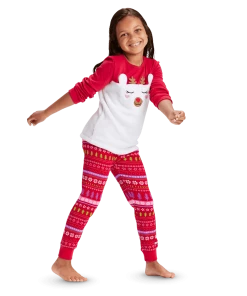 American Girl Reindeer PJ Top & Pants For Little Girls Girl Pajamas 10 American Girl Reindeer PJ Top & Pants For Little Girls Girl Pajamas