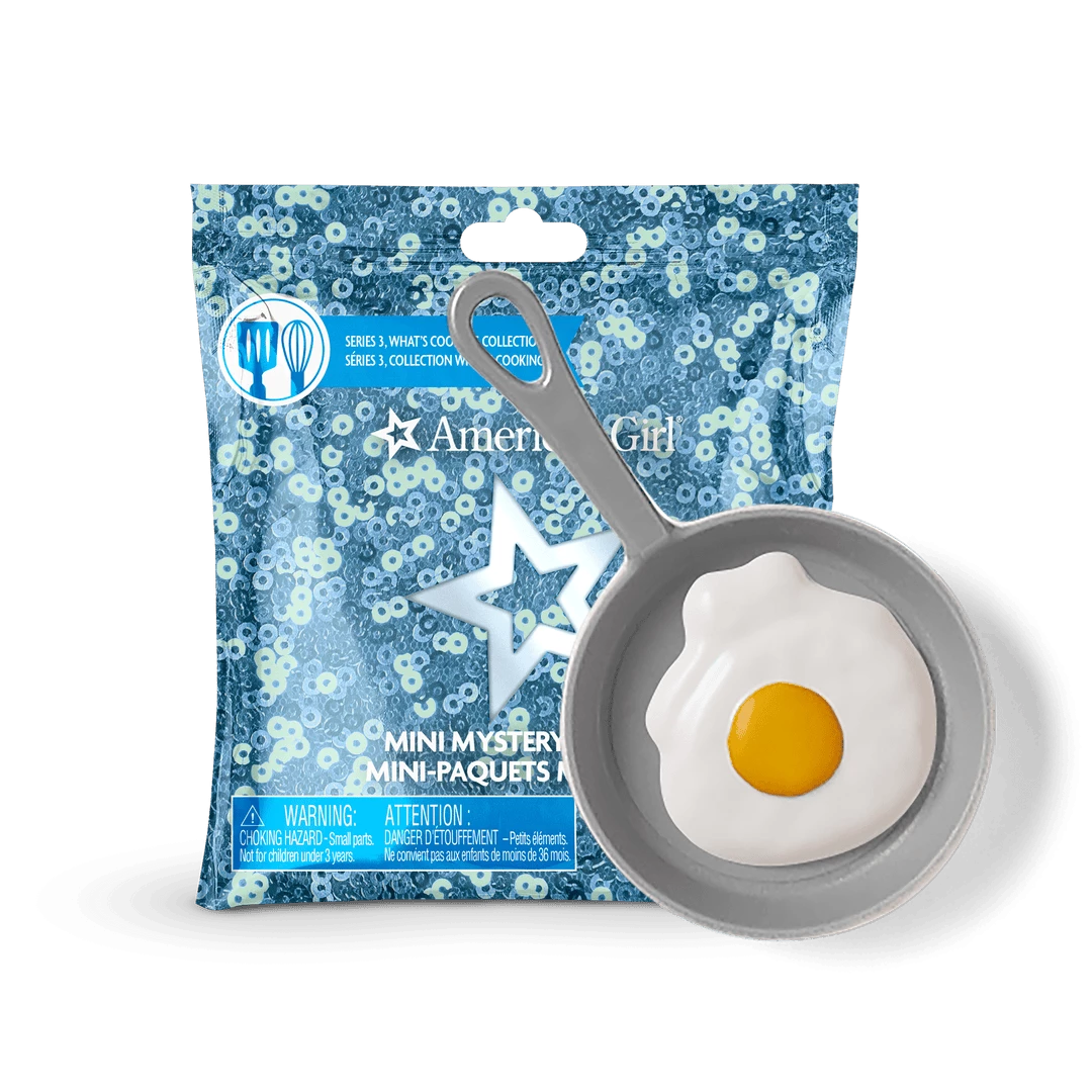 American Girl® Mini Mystery Packs: What's Cooking Collection Ages 6+ 3 American Girl® Mini Mystery Packs: What's Cooking Collection Ages 6+