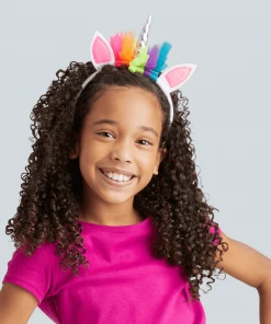 American Girl Rainbow Unicorn Headband For Girls Ages 6+