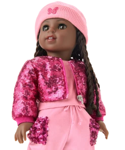 American Girl Makena’s™ Pink Puffer & Joggers Outfit For 18-inch Dolls Ages 8+