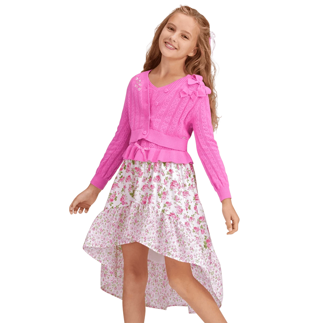 Ages 6+ American Girl® X LoveShackFancy Garden Party Cardigan For Girls 3 Ages 6+ American Girl® X LoveShackFancy Garden Party Cardigan For Girls