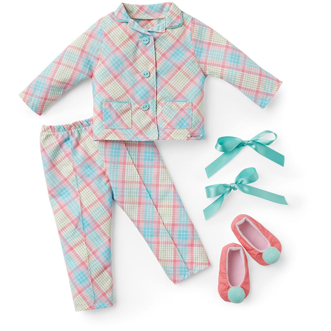 American Girl Melody’s™ Plaid Pajamas For 18-inch Dolls Ages 8+ 5 American Girl Melody’s™ Plaid Pajamas For 18-inch Dolls Ages 8+