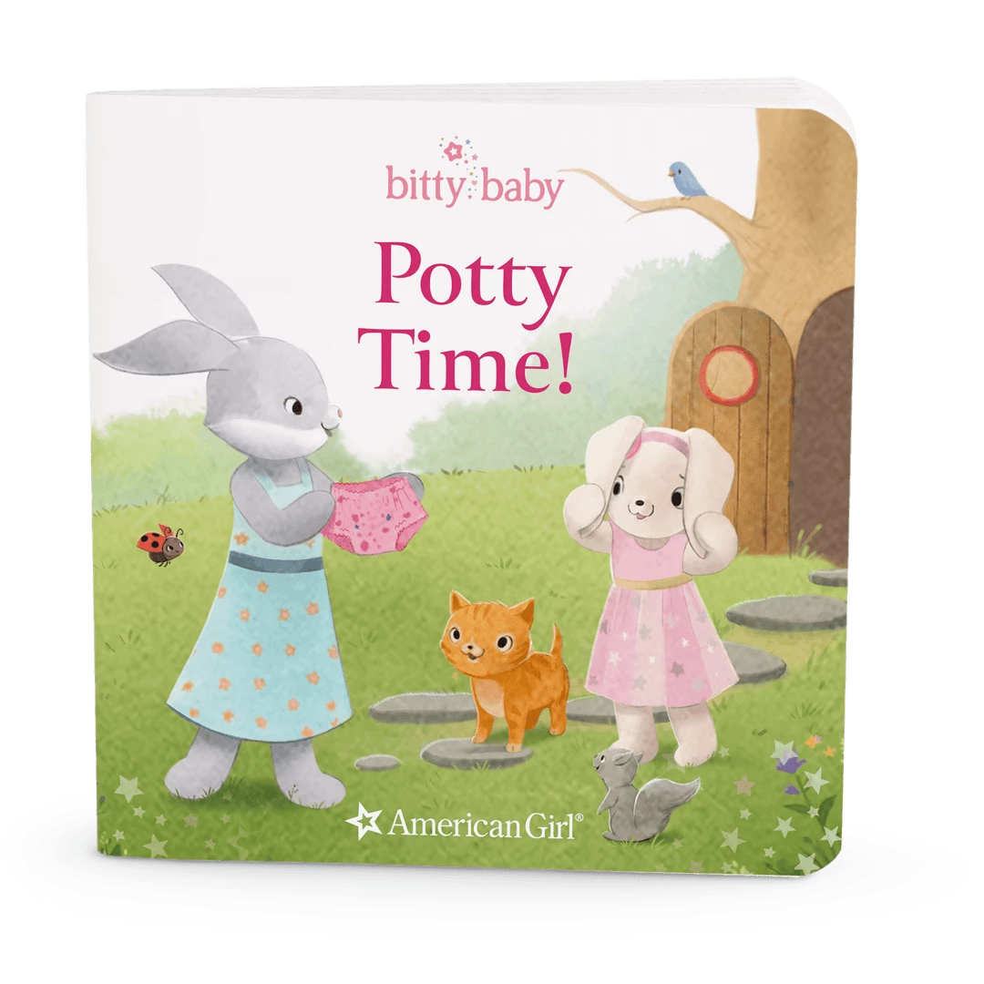 American Girl Bitty's™ Let's Go Potty Set Ages 18m+ 8 American Girl Bitty's™ Let's Go Potty Set Ages 18m+
