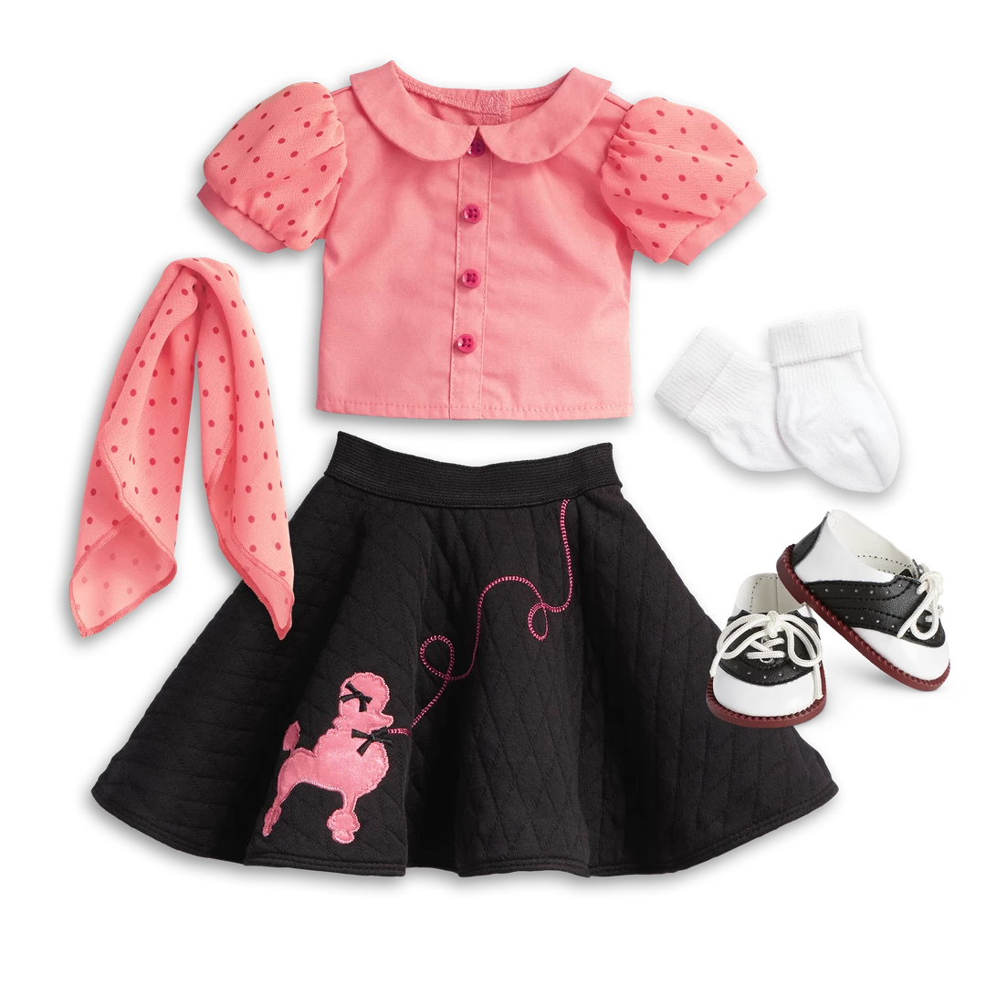 American Girl Maryellen's™ Poodle Skirt Outfit For 18-inch Dolls 5 American Girl Maryellen's™ Poodle Skirt Outfit For 18-inch Dolls