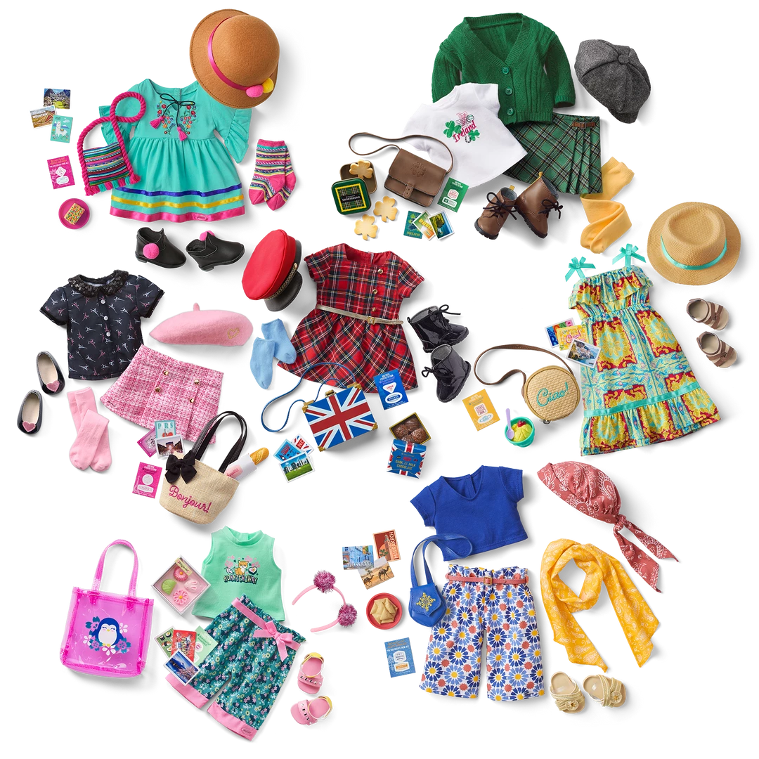 American Girl Ages 6+ World Traveler Ultimate Bundle 4 American Girl Ages 6+ World Traveler Ultimate Bundle