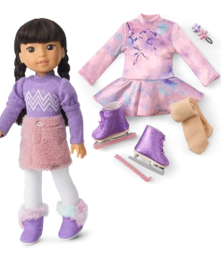 American Girl Gwynn™ Doll & Ice Skating Outfit Bundle