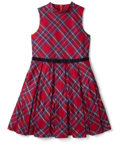 American Girl Pretty Plaid Christmas Dress For Girls Ages 6+