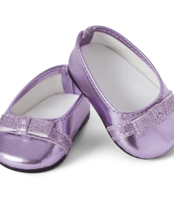 American Girl Metallic Ballet Flats For 18-inch Dolls Ages 6+