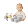 American Girl Ages 18m+ Bitty Baby® Doll #3 In Cloud Gray + Lamb Friend & Board Book