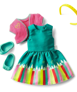 American Girl Colorful ABCs Outfit For WellieWishers™ Dolls