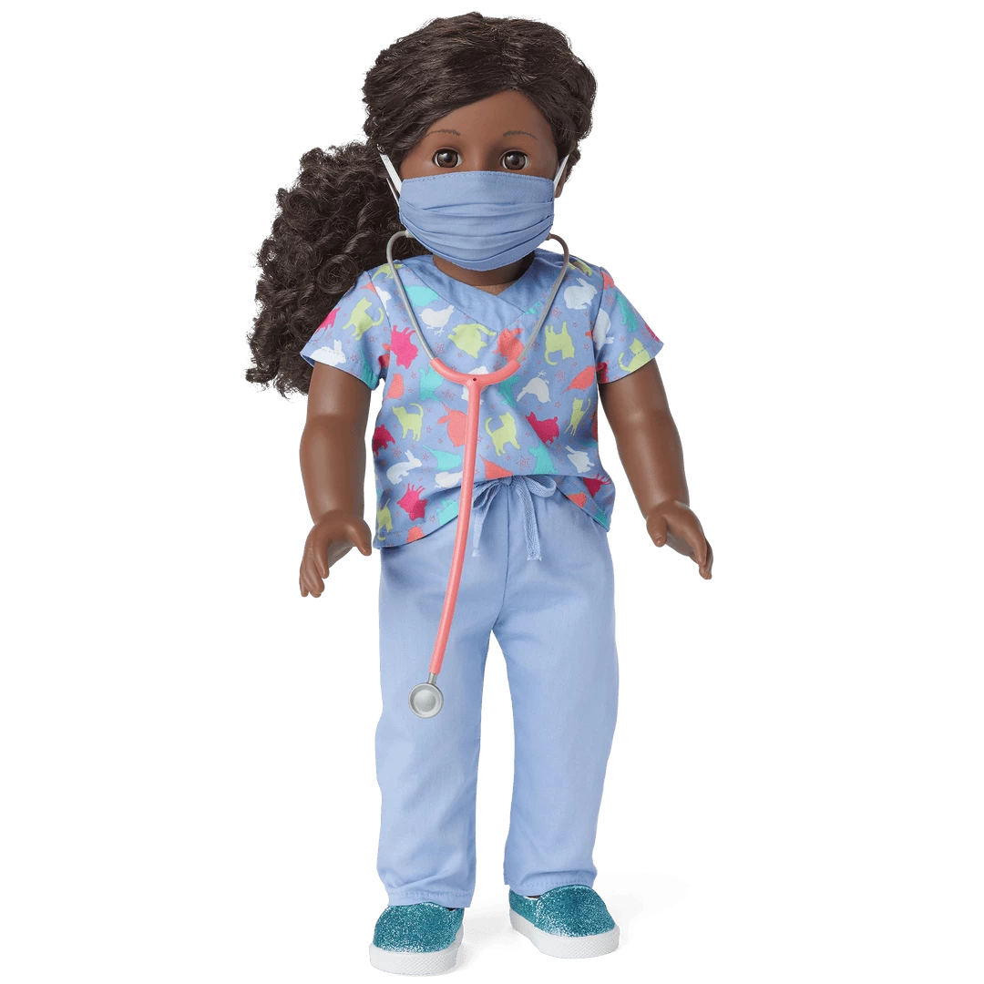 American Girl Ages 6+ Time For A Check-Up Outfit For 18-inch Dolls 3 American Girl Ages 6+ Time For A Check-Up Outfit For 18-inch Dolls