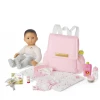 American Girl Bitty Baby® Doll #4 In Cloud Gray + Lamb, Book & Diaper Bag All Dolls