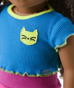 American Girl Meow Wow Tank & Crop Top For 18-inch Dolls Ages 6+ 12 American Girl Meow Wow Tank & Crop Top For 18-inch Dolls Ages 6+