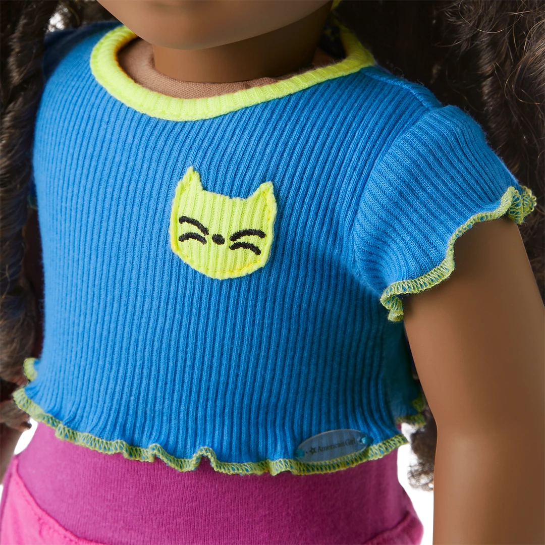 American Girl Meow Wow Tank & Crop Top For 18-inch Dolls Ages 6+ 6 American Girl Meow Wow Tank & Crop Top For 18-inch Dolls Ages 6+