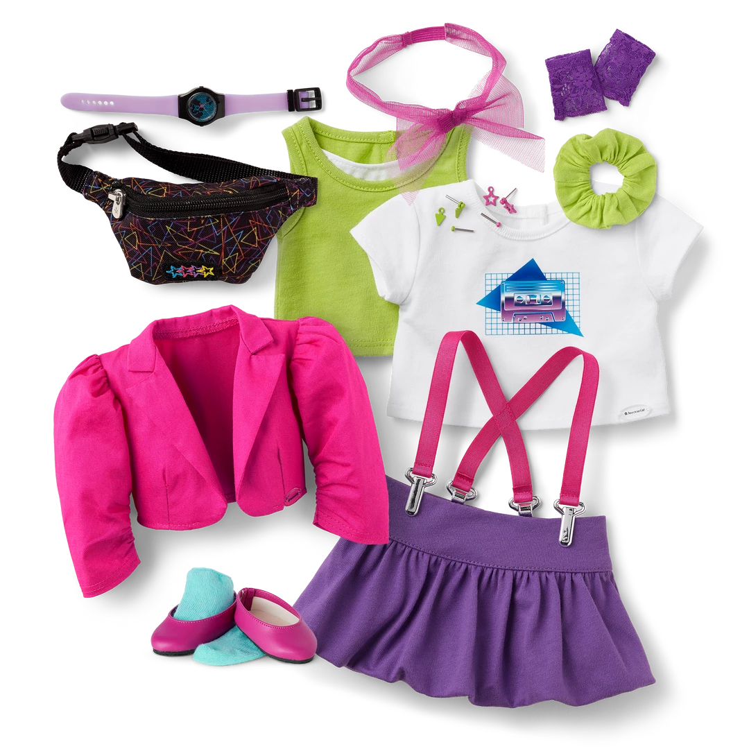 American Girl Courtney's™ Skirt & Cropped Jacket Outfit For 18-inch Dolls Ages 8+ 4 American Girl Courtney's™ Skirt & Cropped Jacket Outfit For 18-inch Dolls Ages 8+