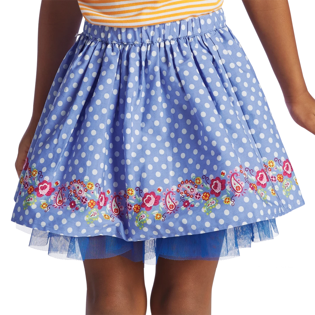 American Girl All Clothing & Accessories Polka-Dots & Blooms Skirt For Girls 4 American Girl All Clothing & Accessories Polka-Dots & Blooms Skirt For Girls