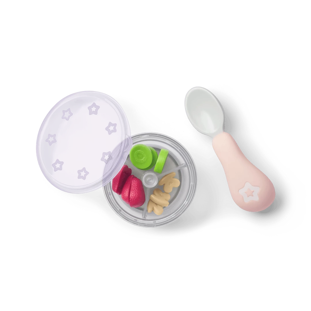 American Girl Snack Cup & Spoon 4 American Girl Snack Cup & Spoon