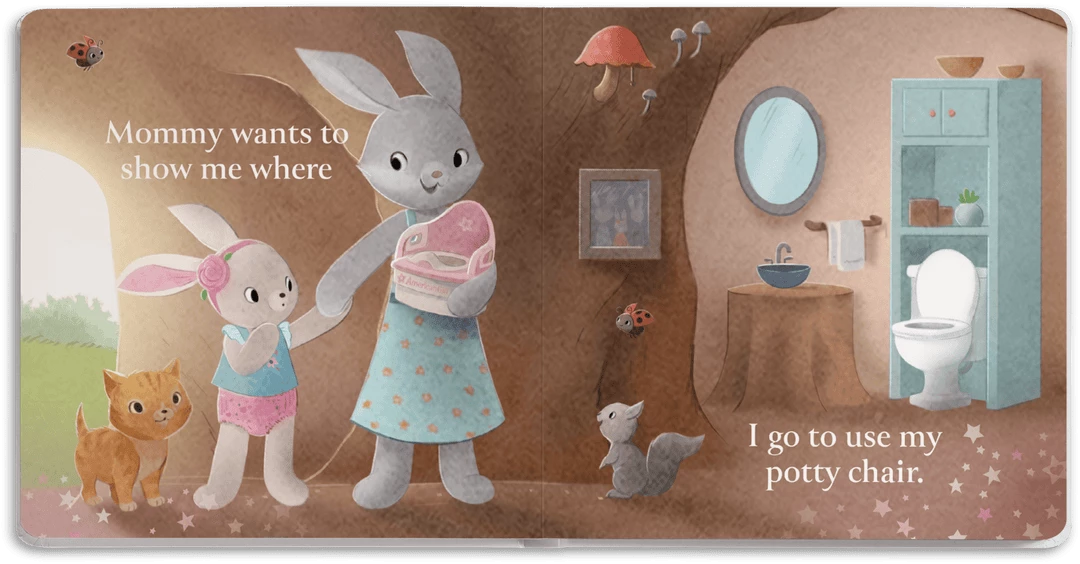 American Girl Bitty's™ Let's Go Potty Set Ages 18m+ 11 American Girl Bitty's™ Let's Go Potty Set Ages 18m+