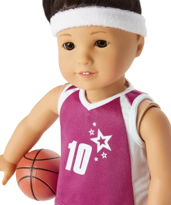 American Girl Shoot For The Stars Basketball Outfit For 18-inch Dolls Ages 6+ 10 American Girl Shoot For The Stars Basketball Outfit For 18-inch Dolls Ages 6+