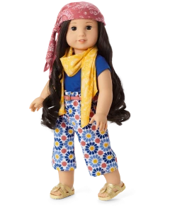 American Girl World Traveler In Morocco & Moroccan Souvenir Set For 18-inch Dolls