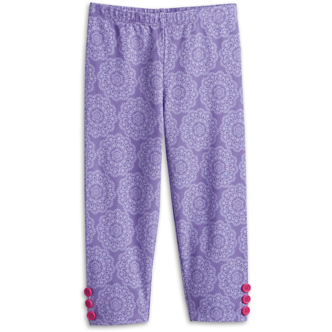 American Girl All Clothing & Accessories Playful Floral Leggings For Little Girls 3 American Girl All Clothing & Accessories Playful Floral Leggings For Little Girls