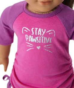 American Girl Stay Pawsitive Dress For 18-inch Dolls Ages 6+