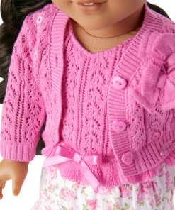 Ages 6+ American Girl® X LoveShackFancy Garden Party Cardigan For 18-inch Dolls