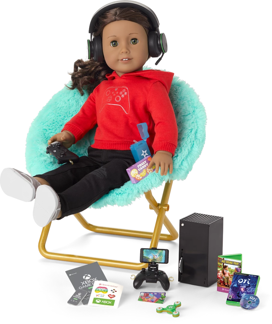 Ages 6+ American Girl® + Xbox Gaming Set 4 Ages 6+ American Girl® + Xbox Gaming Set
