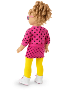 American Girl Courtney’s™ Cropped Pink Polka-Dot Top For 18-inch Dolls
