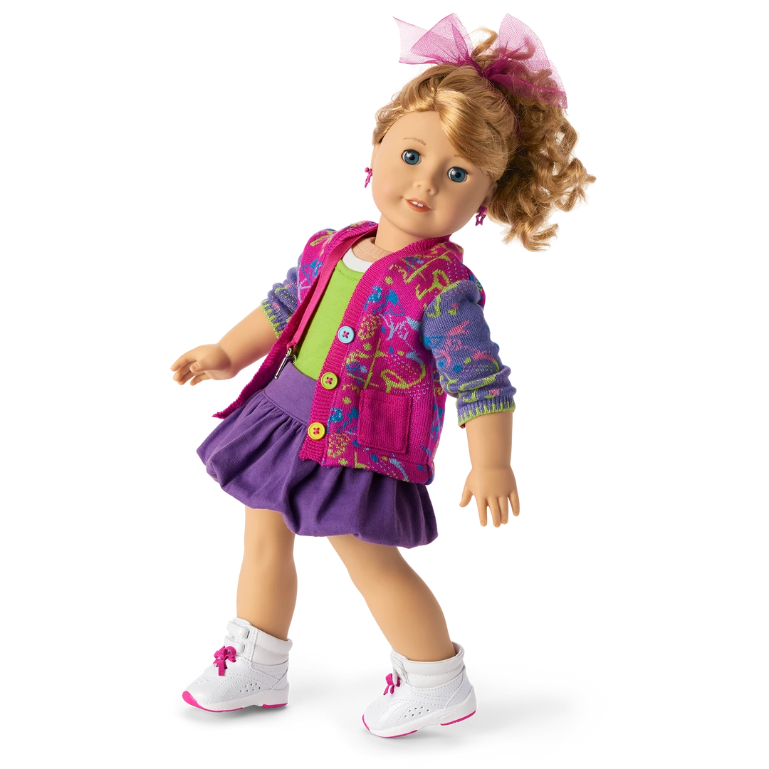 American Girl Courtney's™ T-Shirt & Skirt Outfit For 18-inch Dolls Ages 8+ 3 American Girl Courtney's™ T-Shirt & Skirt Outfit For 18-inch Dolls Ages 8+