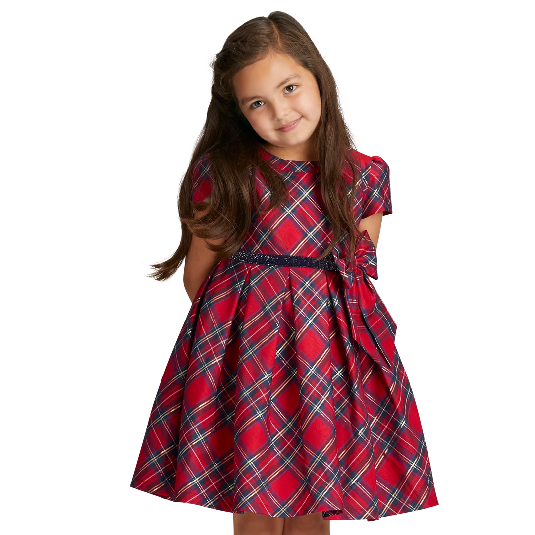 American Girl Ages 18m+ Pretty Plaid Christmas Dress For Little Girls 3 American Girl Ages 18m+ Pretty Plaid Christmas Dress For Little Girls
