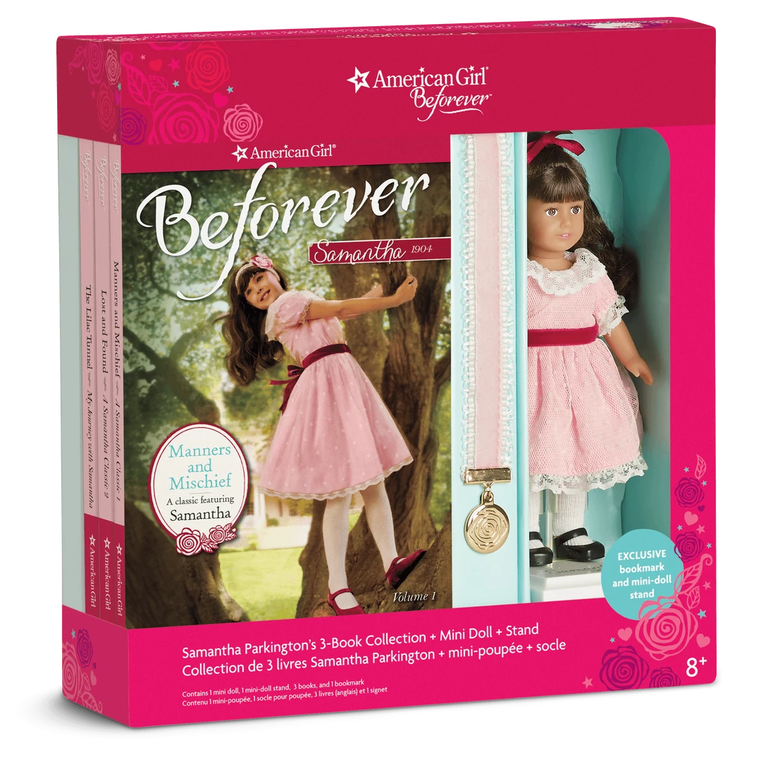 American Girl Ages 8+ Samantha 3-Book Set & Mini Doll 4 American Girl Ages 8+ Samantha 3-Book Set & Mini Doll