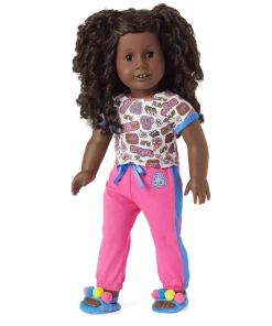 American Girl Talk All Night Pajamas For Girls & 18-inch Dolls 18 American Girl Talk All Night Pajamas For Girls & 18-inch Dolls
