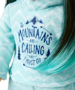 American Girl Sleepover Shop Corinne’s™ Powder Blue Pajamas For Girls & 18-inch Dolls